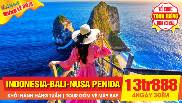 Tour du lịch lễ 30/4 BALI - INDONESIA 4N3Đ - TẶNG VIP TOUR ĐẢO NUSA PENIDA
