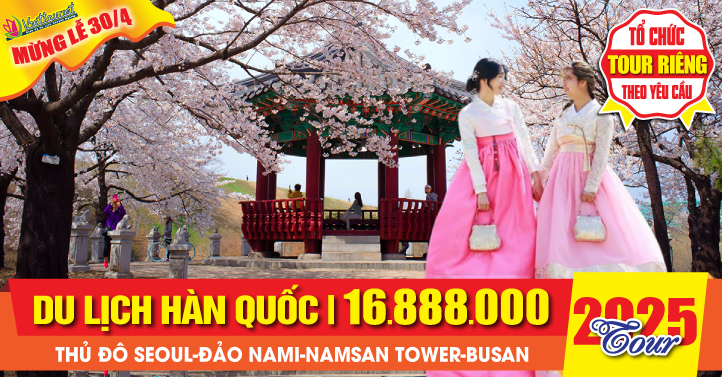Tour Hàn Quốc Lễ 30/4