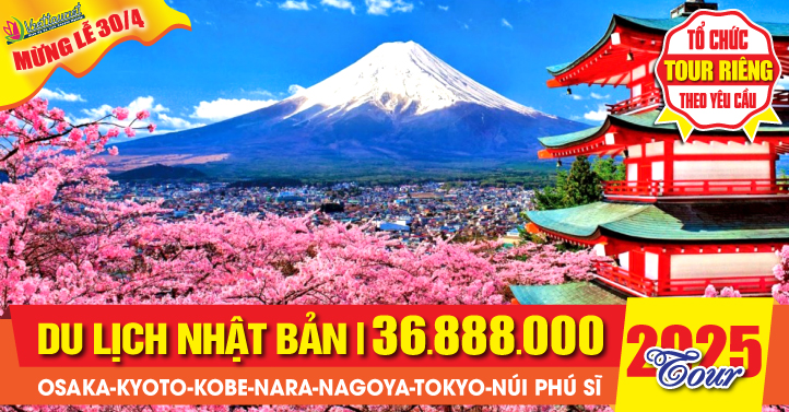 Tour Nhật Bản lễ 30/4