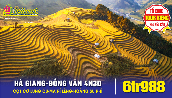 Tour du lịch Hà Giang - Đồng Văn - Lũng cú - Mã Pì Lèng - Hoàng Su Phì