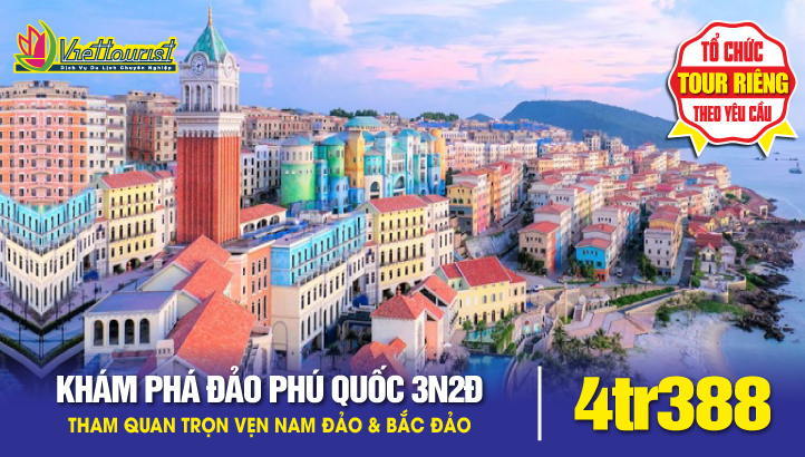 Du lịch PHÚ QUỐC giá rẻ nhất 3Ngày 2Đêm gồm vé máy bay| Tham quan trọn vẹn Nam Đảo & Bắc Đảo tất tần tật