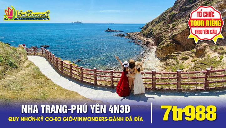 Tour du lịch NHA TRANG - PHÚ YÊN - QUY NHƠN | 4 NGÀY 3 ĐÊM