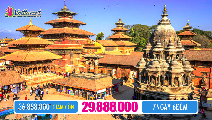 Du lịch Nepal -  Ấn Độ - Thủ đô Kathmandu - Cao nguyên Nagarkort - Thủ đô Delhi - Kỳ quan Taj Mahal - Thành phố hồng Jaipur 7N6Đ