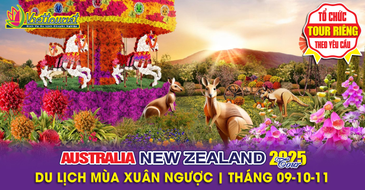 Tour Úc - New Zealand Mùa Xuân Tháng 09 - 11