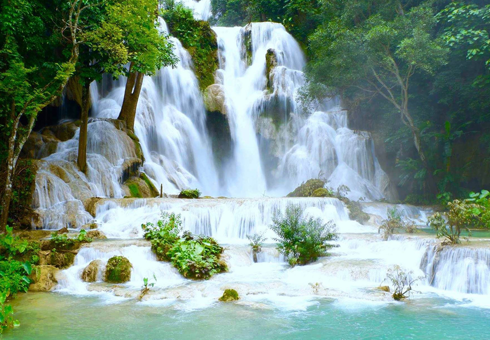 THÁC NƯỚC ĐẸP NHẤT XỨ SỞ TRIỆU VOI - THÁC KUANG SI