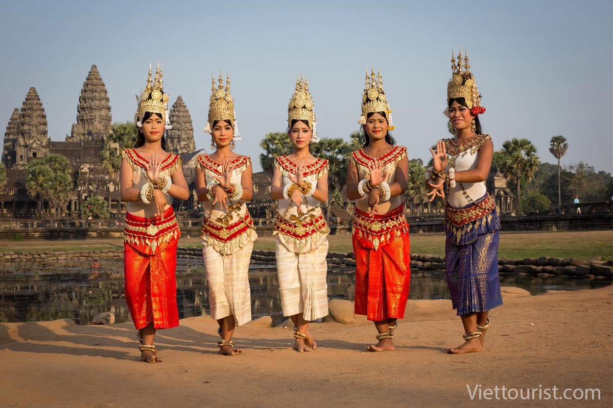 ĐIỆU MÚA TIÊN NỮ APSARA CỦA CAMPUCHIA