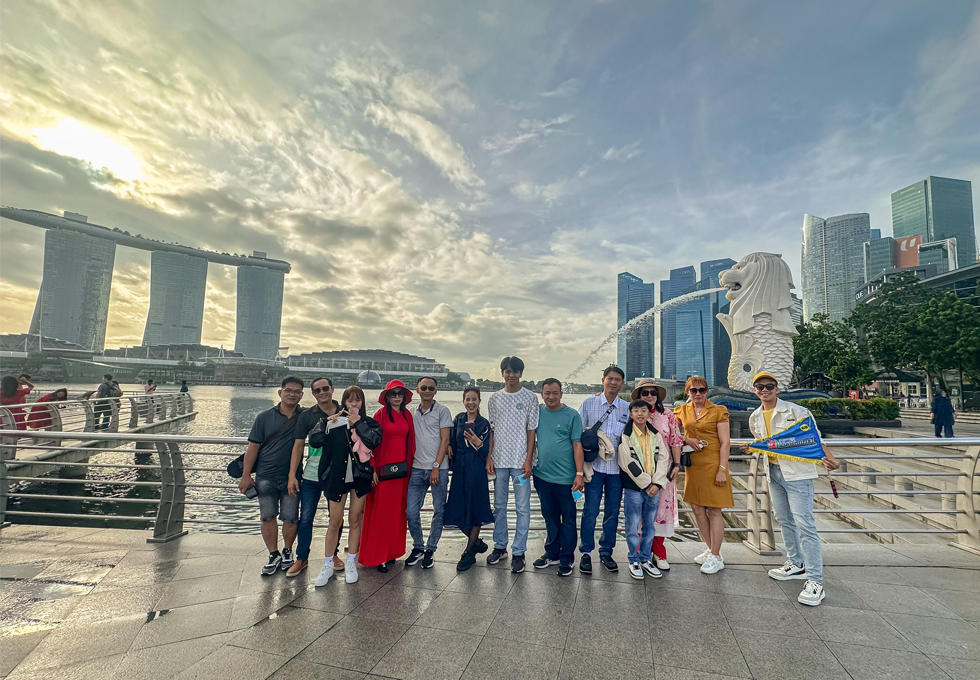 Công viên Sư tử biển Merlion - biểu tượng của Singapore