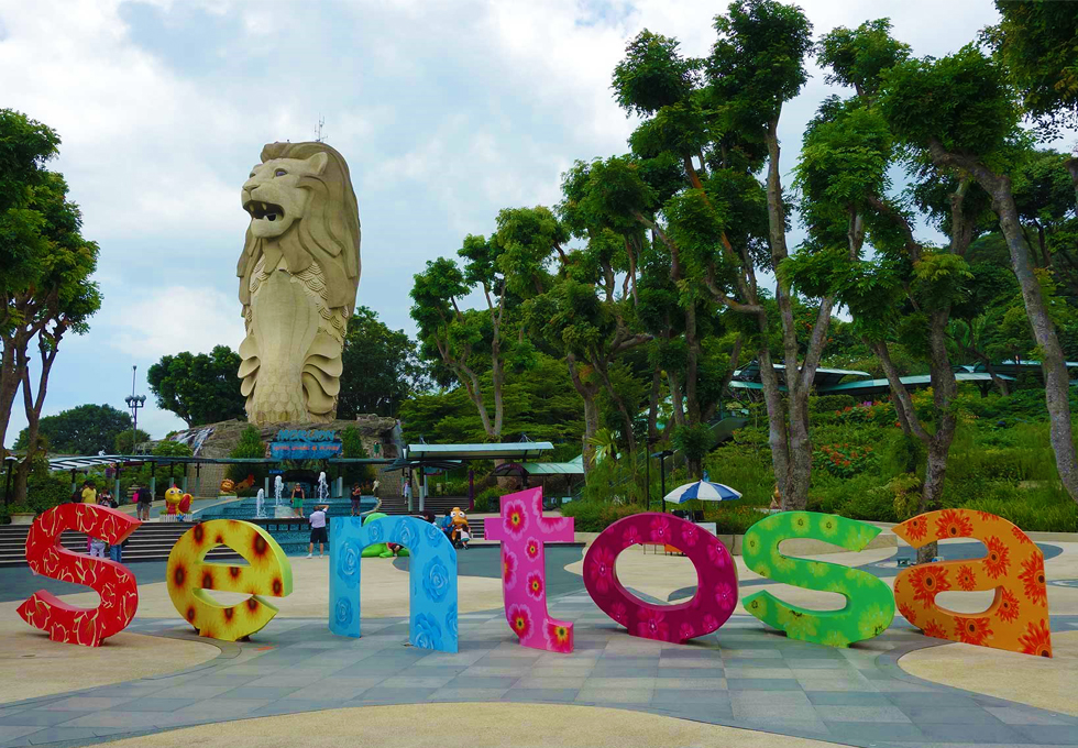 Bãi biển tuyệt vời trên đảo Sentosa